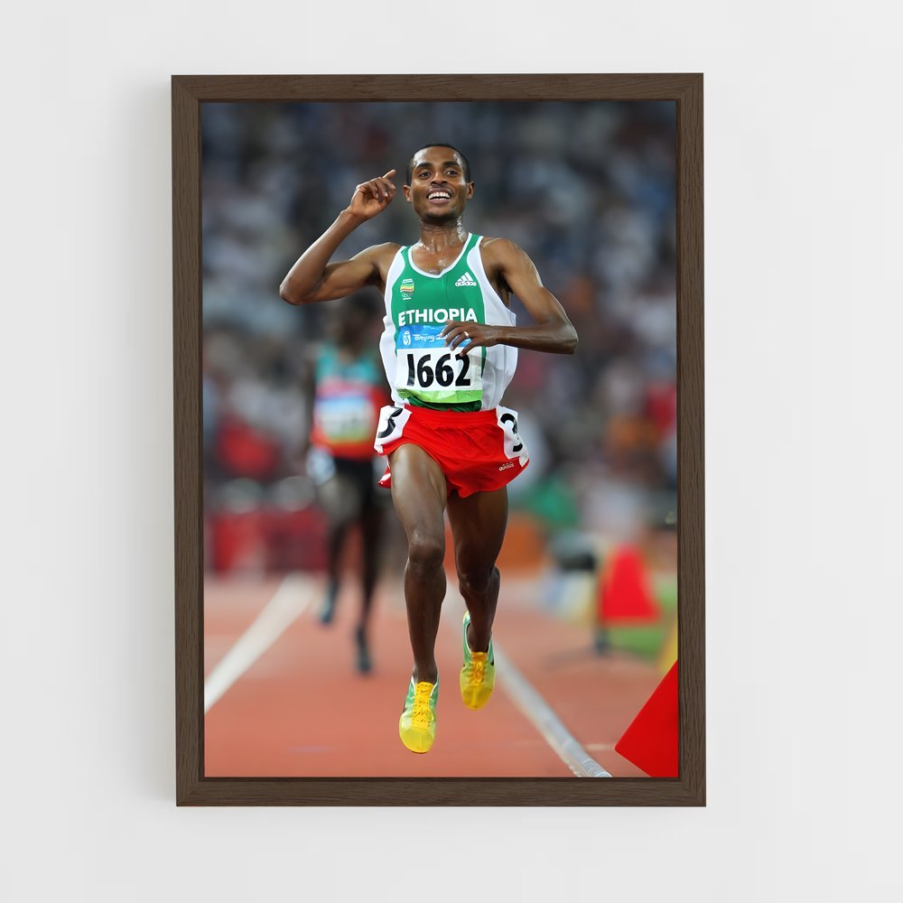 Poster La Victoire d'Ethiopie – affiche Athlétisme (vue 5)